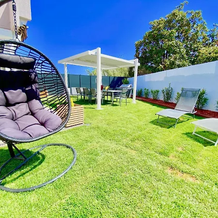 High Standing! 200m2 Private Garden Jacuzzi Sun Bed & Interior Apartment Antibes